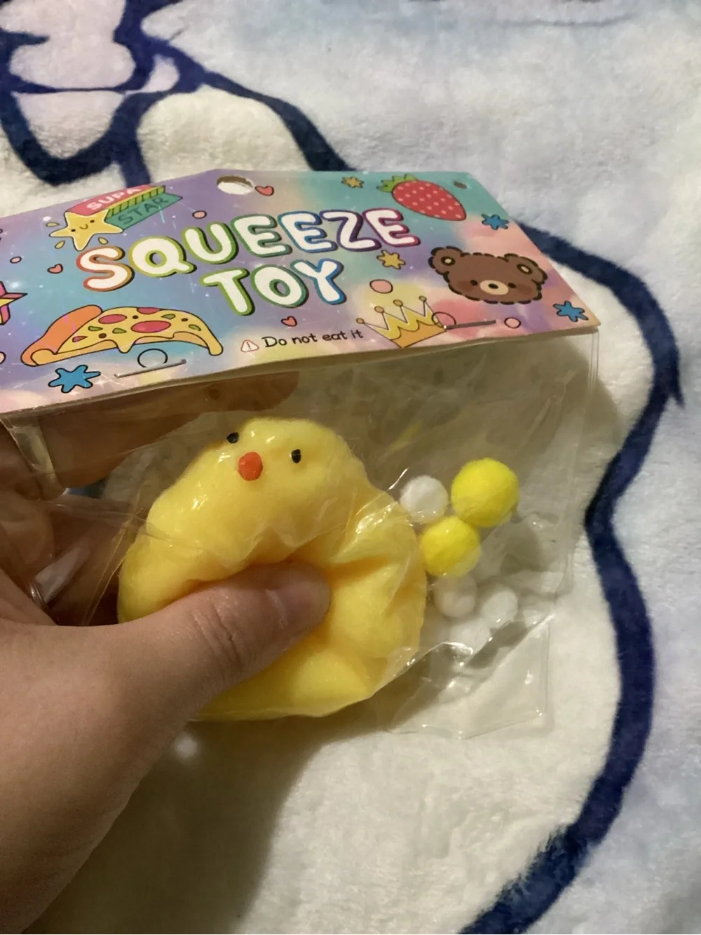 Squeeze Toy Yellow Chick Stress Reliever